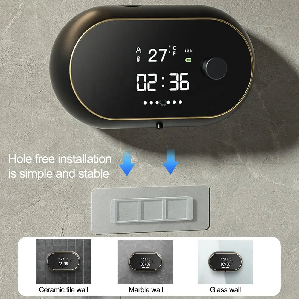Liquid Foam Soap Dispensers Time Temperature Automatic Soap