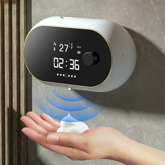 Liquid Foam Soap Dispensers Time Temperature Automatic Soap